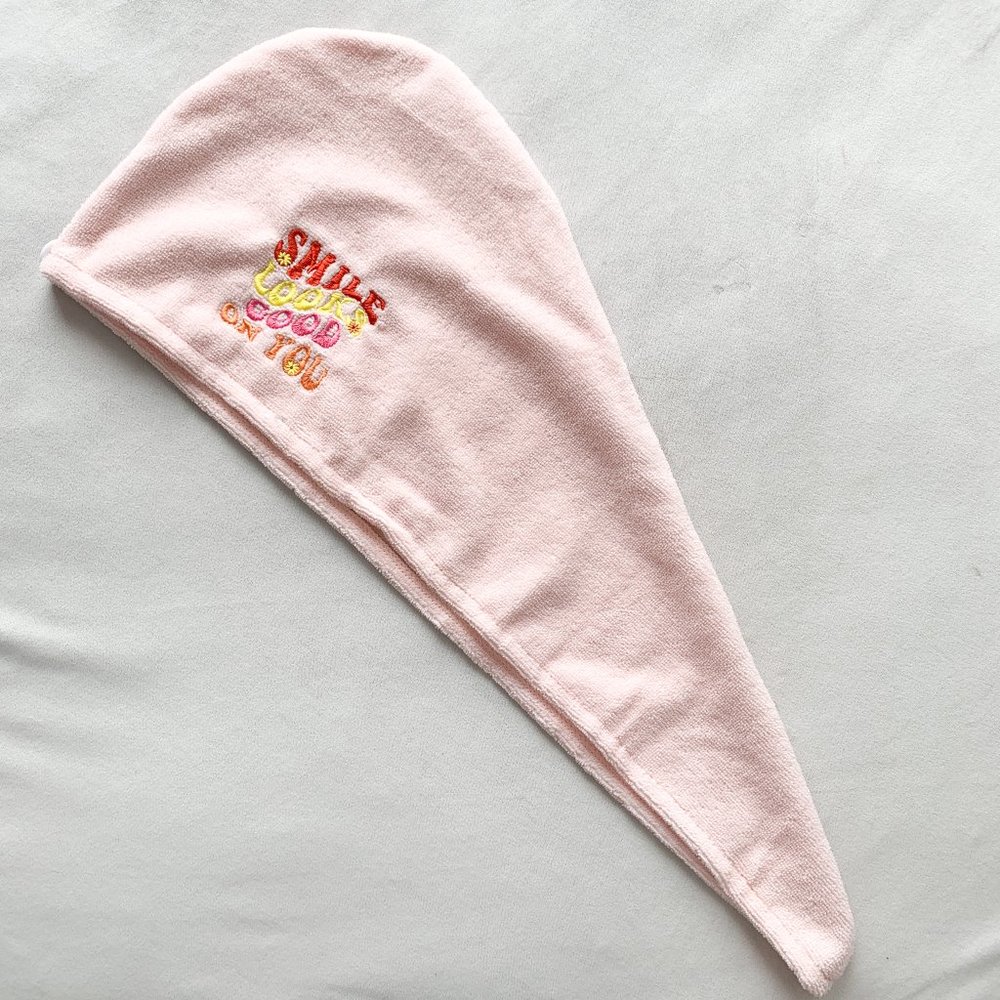 Pink Embroidered Hair Turban - Picture 4 of 4